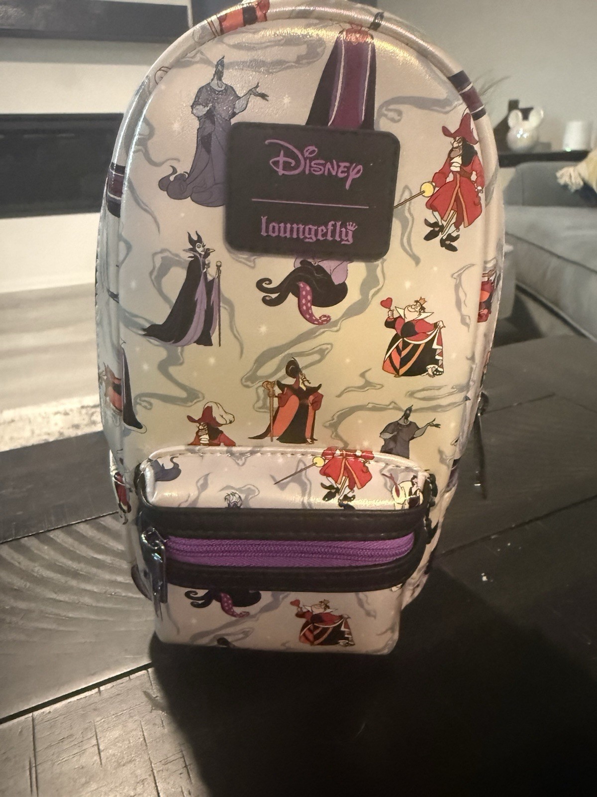 NWT Disney Loungefly Villains All Over Print Pencil Pouch