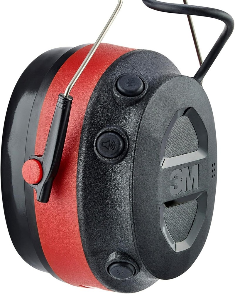 3M Pro-Comms Electronic Hearing Protector, Wireless Pro-Comms, Black/Red