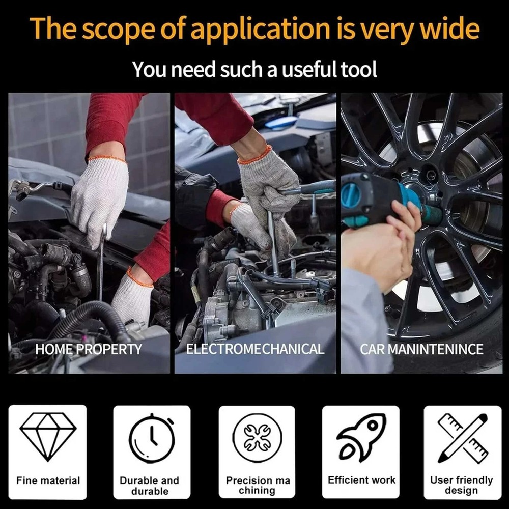 14PC POWER Nut Driver Drill Bit Set Socket Bit Adapter metric & SAE Socket for W