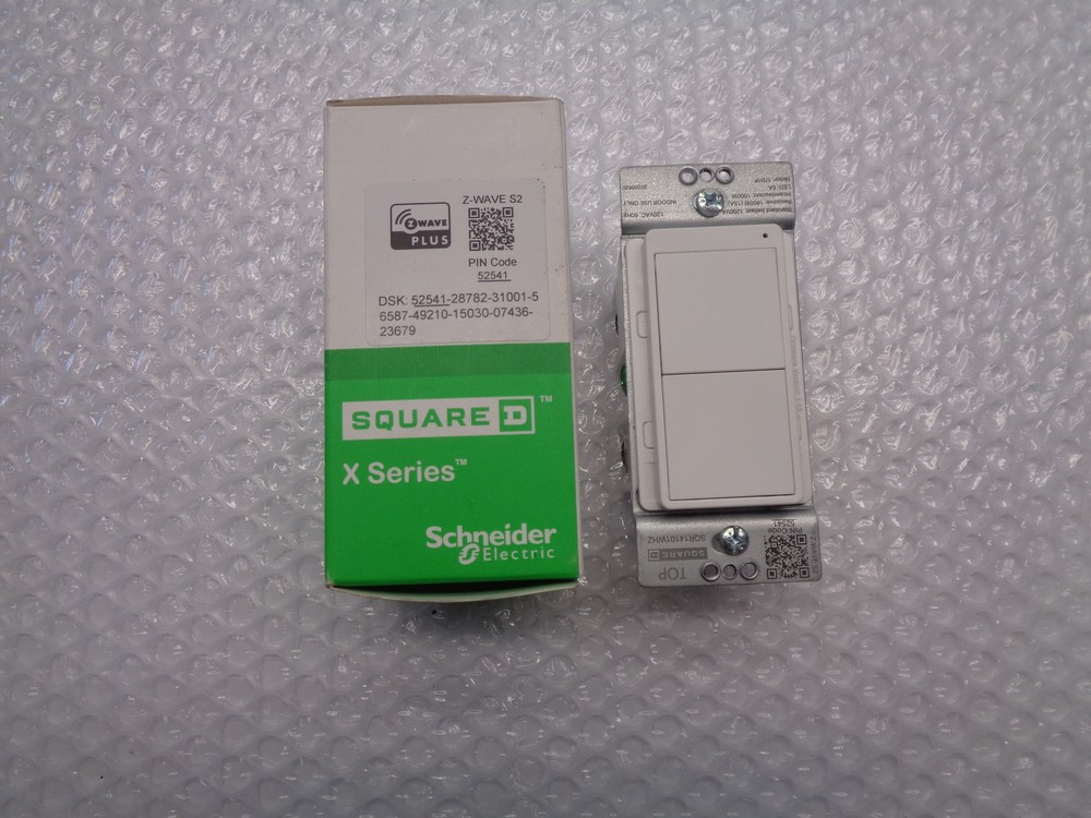 SQUARE D X SERIES SQR14101WHZ SWITCH WHITE NSMP
