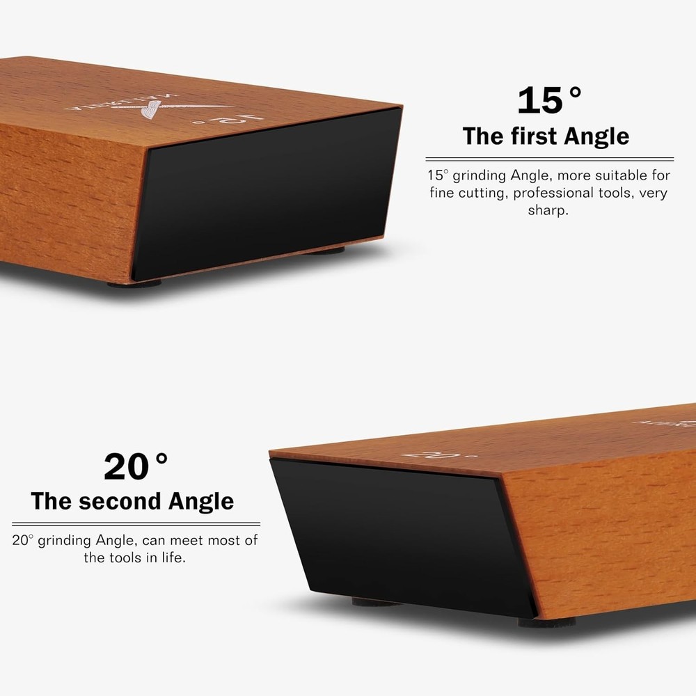 Rolling Knife Sharpener Kit with Diamond & Ceramic for Precision Cutting