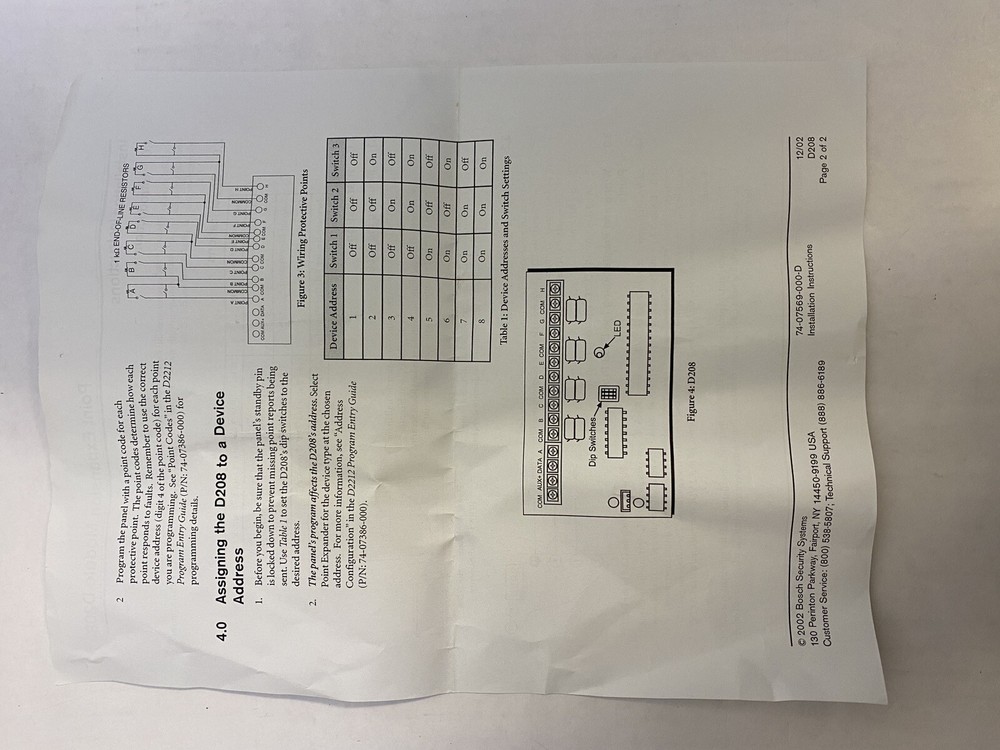 BOSCH D208LC Module - NEW (open box)