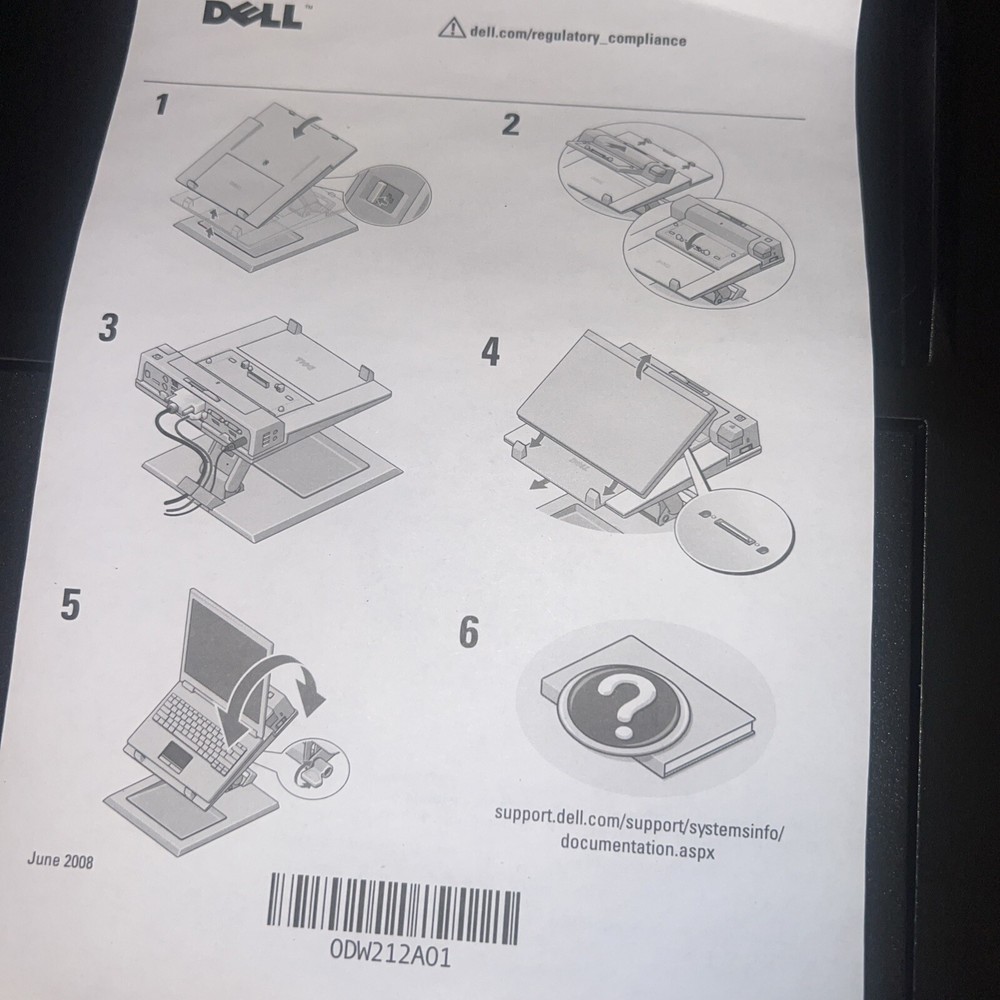 Dell E/VIEW Notebook Docking Station Stand XY5PP