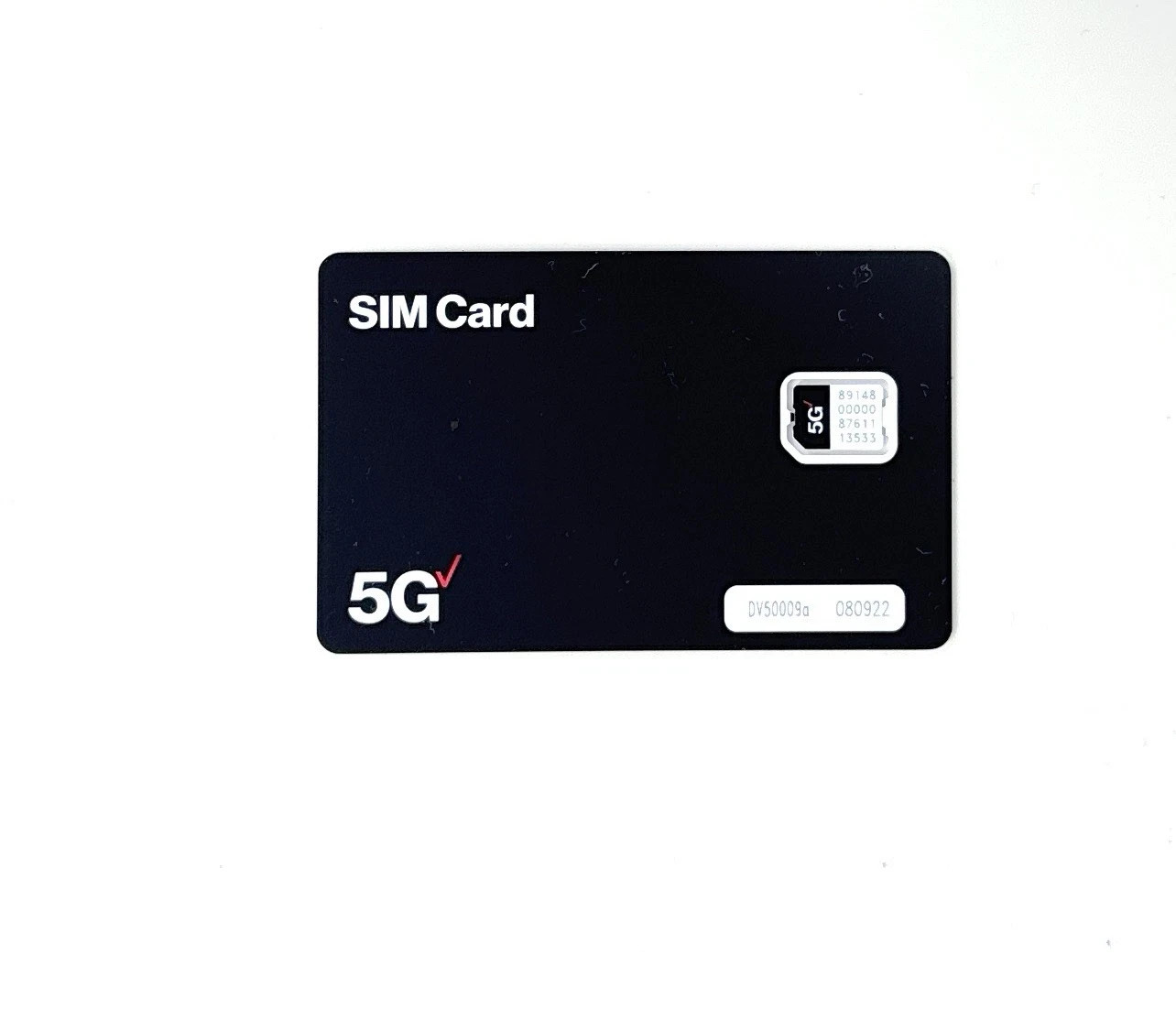Verizon 5G LTE SIM Card with NFC - Nano (4FF) | New Activation / Replacement