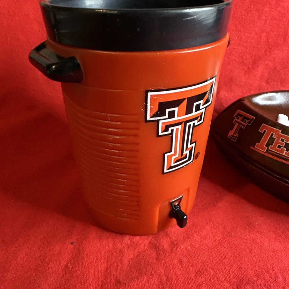 Texas Tech Bathroom Set Toothbrush & Soap Holders
