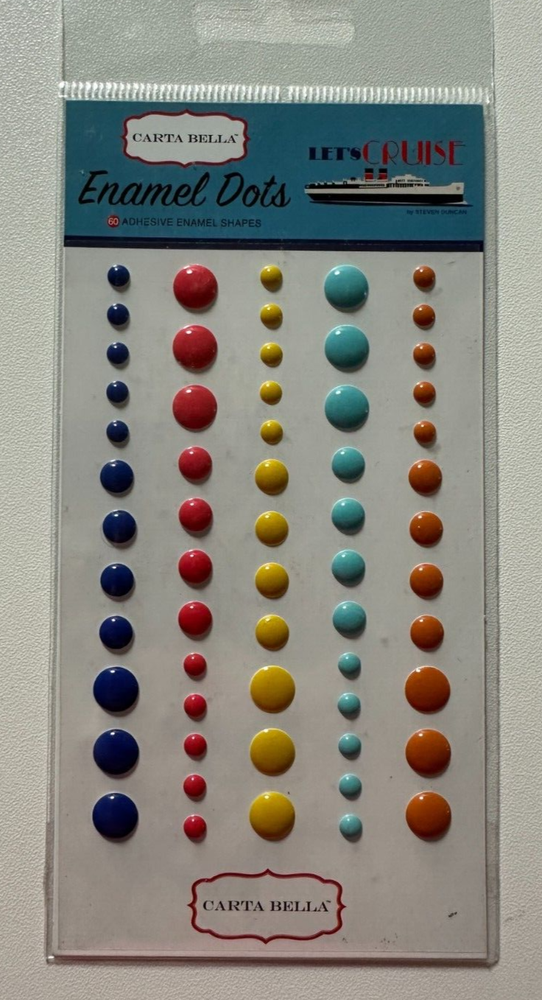 Carta Bella Enamel Dots-Multiple Variations Available-You Choose