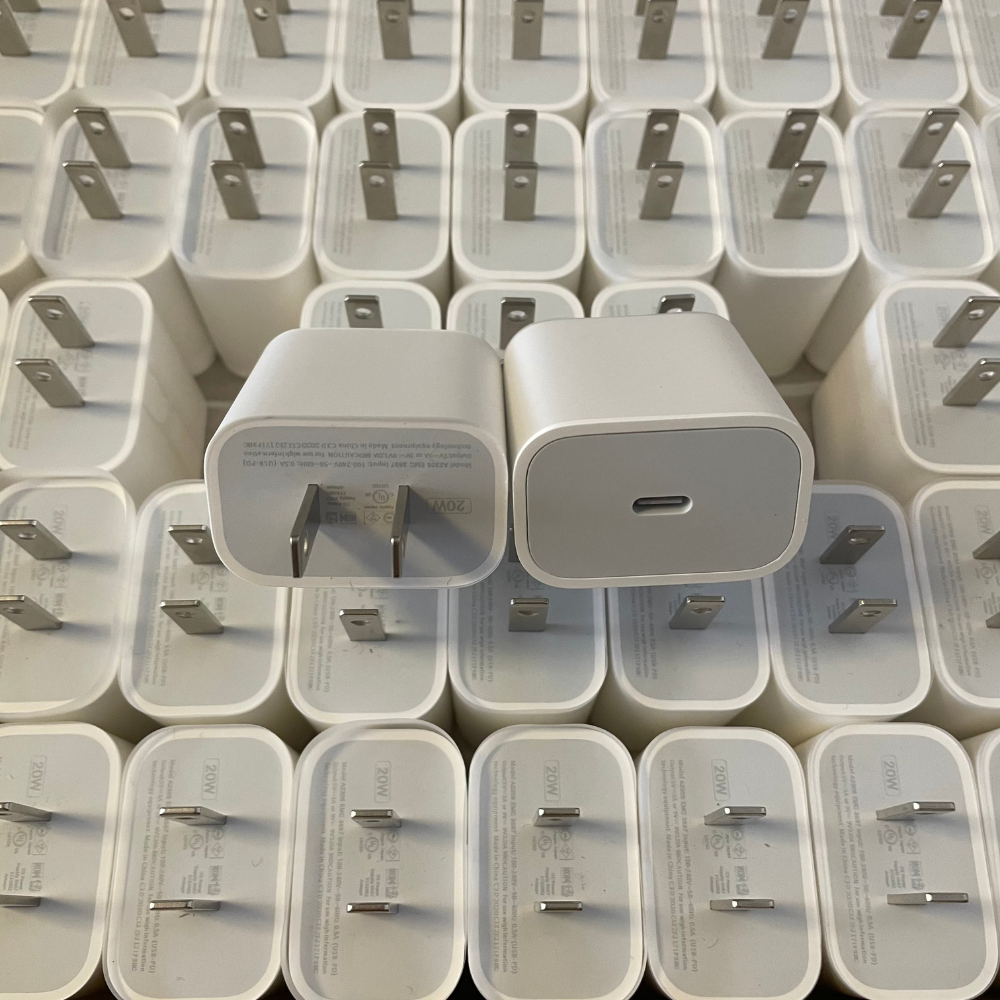 20W USB-C Fast Charger Power Adapter Cube For iPhone iPad Android Charging Block