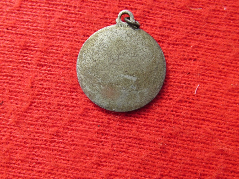 Sterling St Christopher Medal Protect US medal pendant