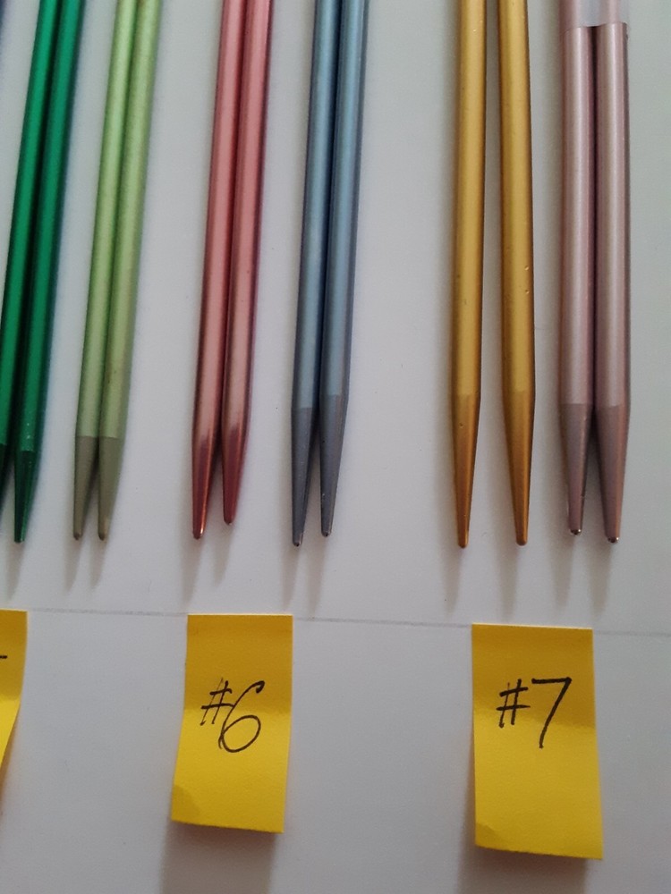 21 Complete Sets Single Point Knitting Needles Boye, Bates, other, 14", 10" KN7