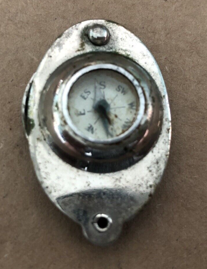 Vintage POCKET COMPASS & MAGNIFYING GLASS LOOP