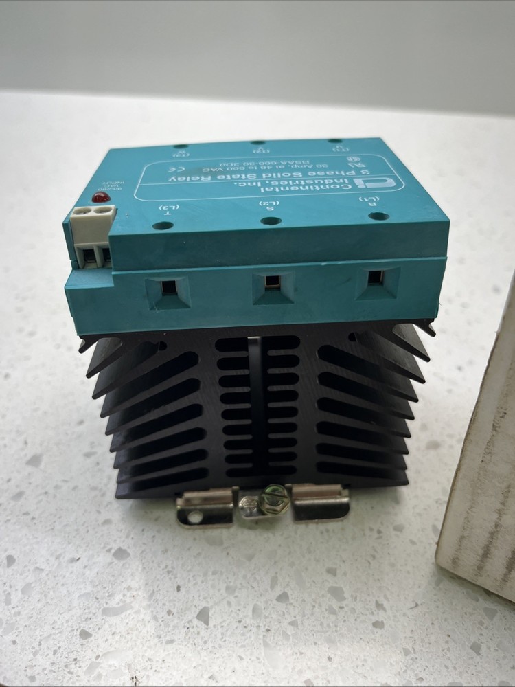RSAA-660-30-3D0 Continental 3PH Solid State Relay 30Amp 48-660VAC