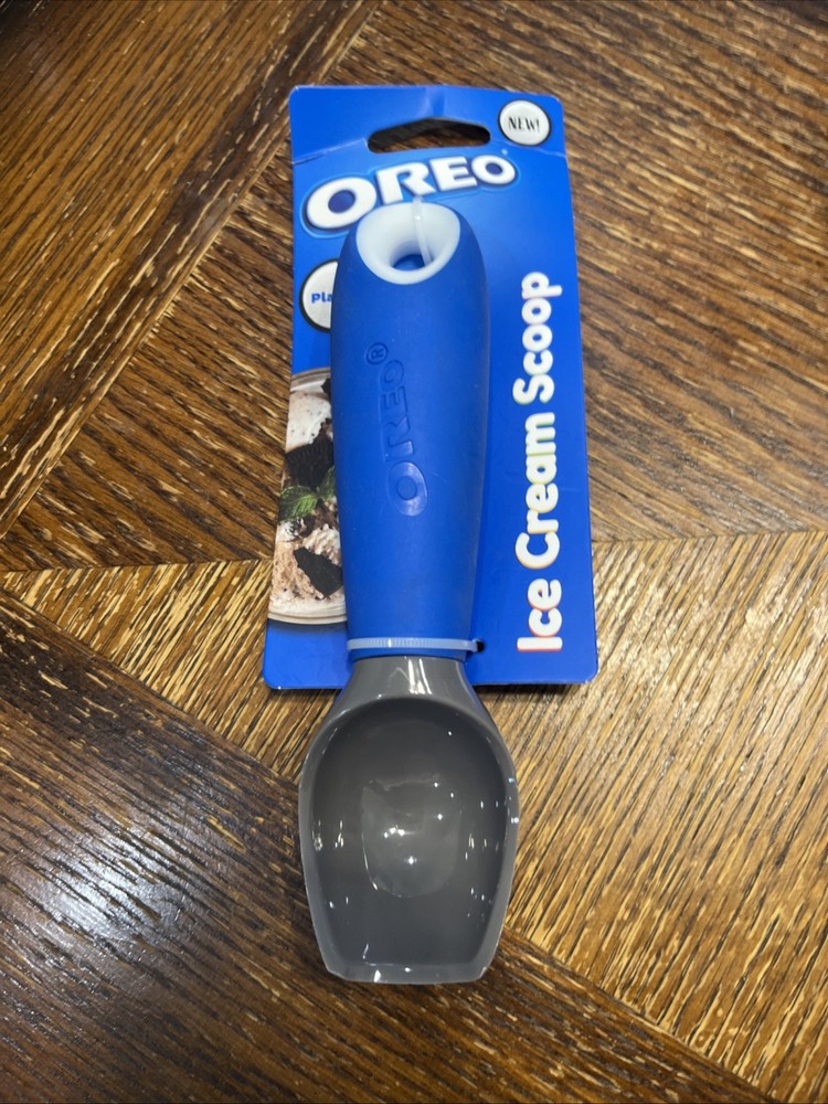 New Oreo Ice Cream Scoops Plastic Blue Handle