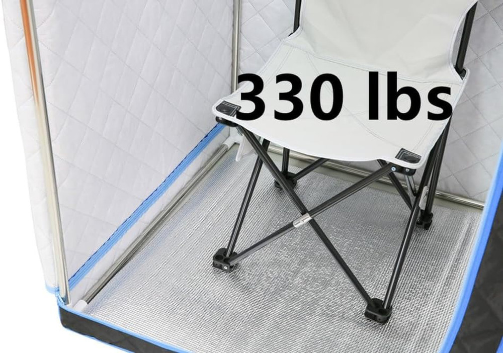 Portable Home Sauna Box with 3L Steamer, Timer & Remote Control