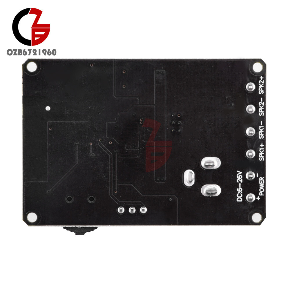 40W Stereo For Bluetooth Power Amplifier Board DC 5-24V Digital Amplifier Module