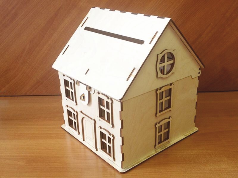 5 Different-House-Laser Cut vector DXF CDR Ready Files***