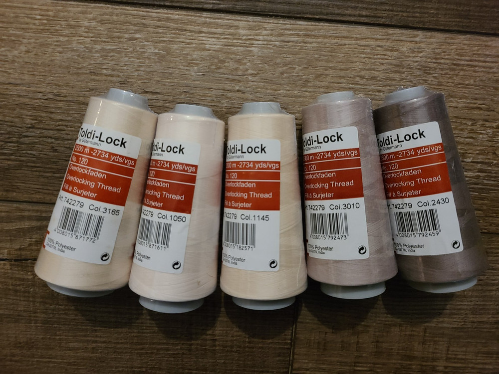 Toldi-Lock Gutermann Serger Overlocking Polyester Thread You Pick Color Bulk