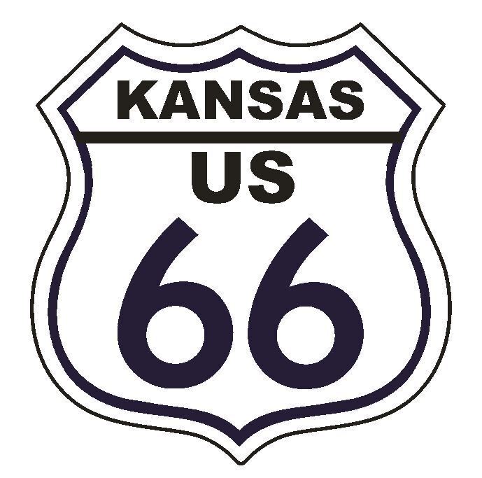 Kansas RT 66 Route 66 Sticker Decal