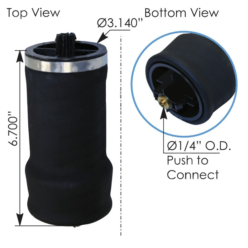 KENWORTH T680 PETERBILT 579 CAB SUSPENSION AIR BAG