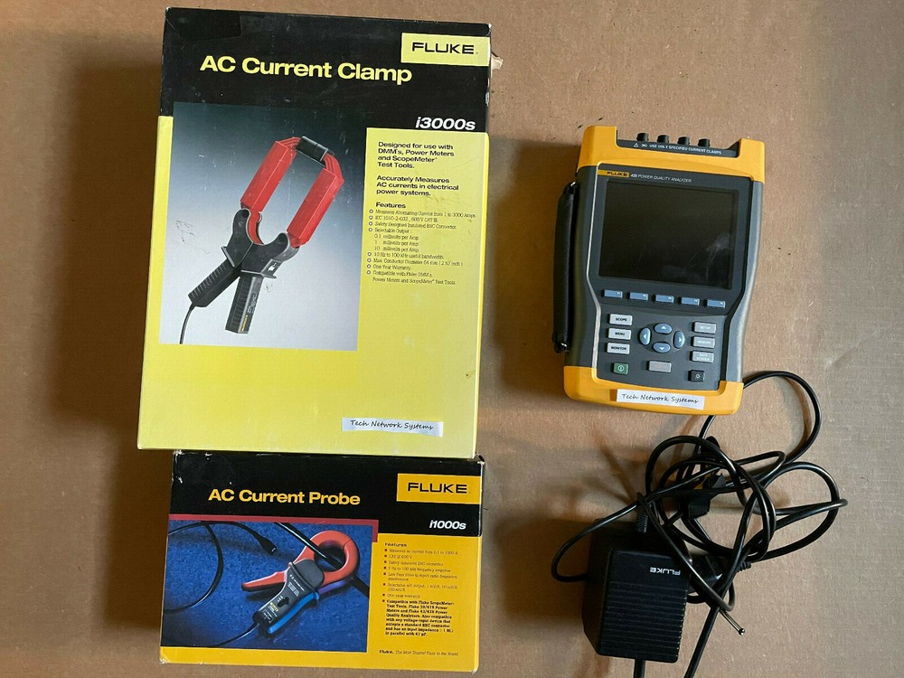 Fluke 435 Three Phase Power Quality Analyzer Meter w/ Interharmonics, Inrush