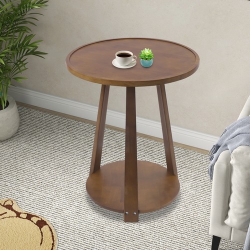 50x60cm Round Side Table, Side Table for Small Spaces, Modern Couch End Table