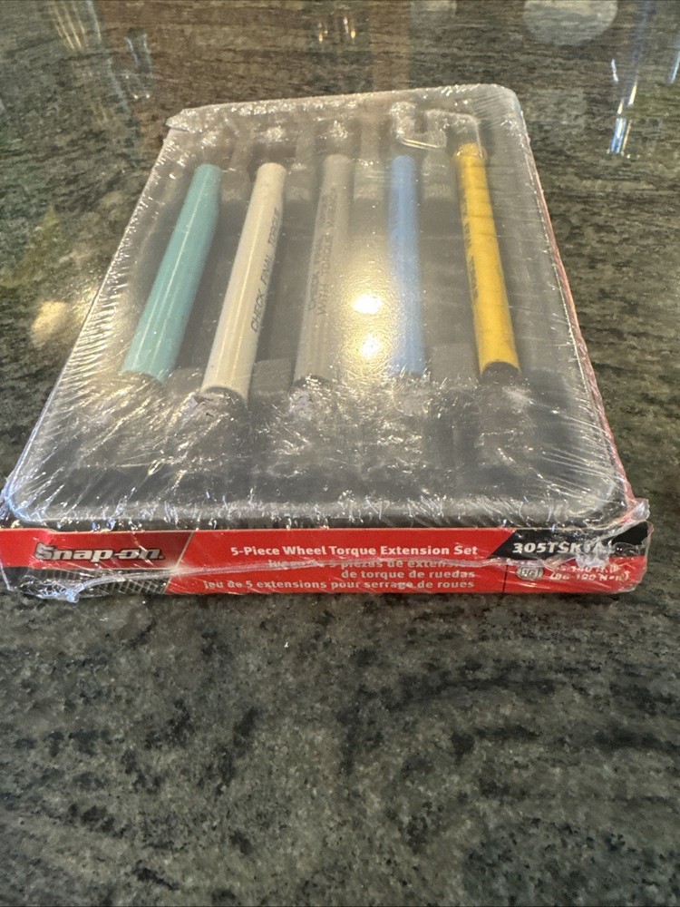 snap on 305TSKTA 5 pc wheel torque extension set new sealed