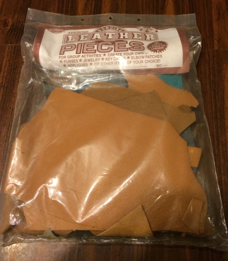 Arrow Giant Bag Large Assorted Genuine Leather Pieces Crafts Patching Makers
