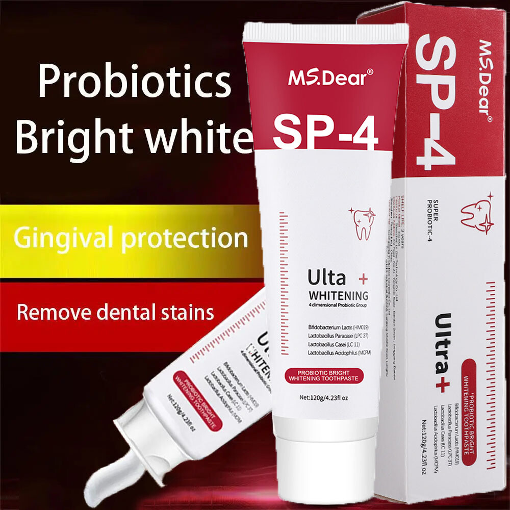 Sip-4 Toothpaste, Whitening Sp-4 Toothpaste, Sp-4 Probiotic Whitening Toothpaste