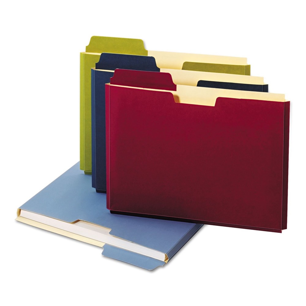 Globe-Weis/File Folder Pockets, 150 Sheet Capacity, Letter Size, Double Top, ...