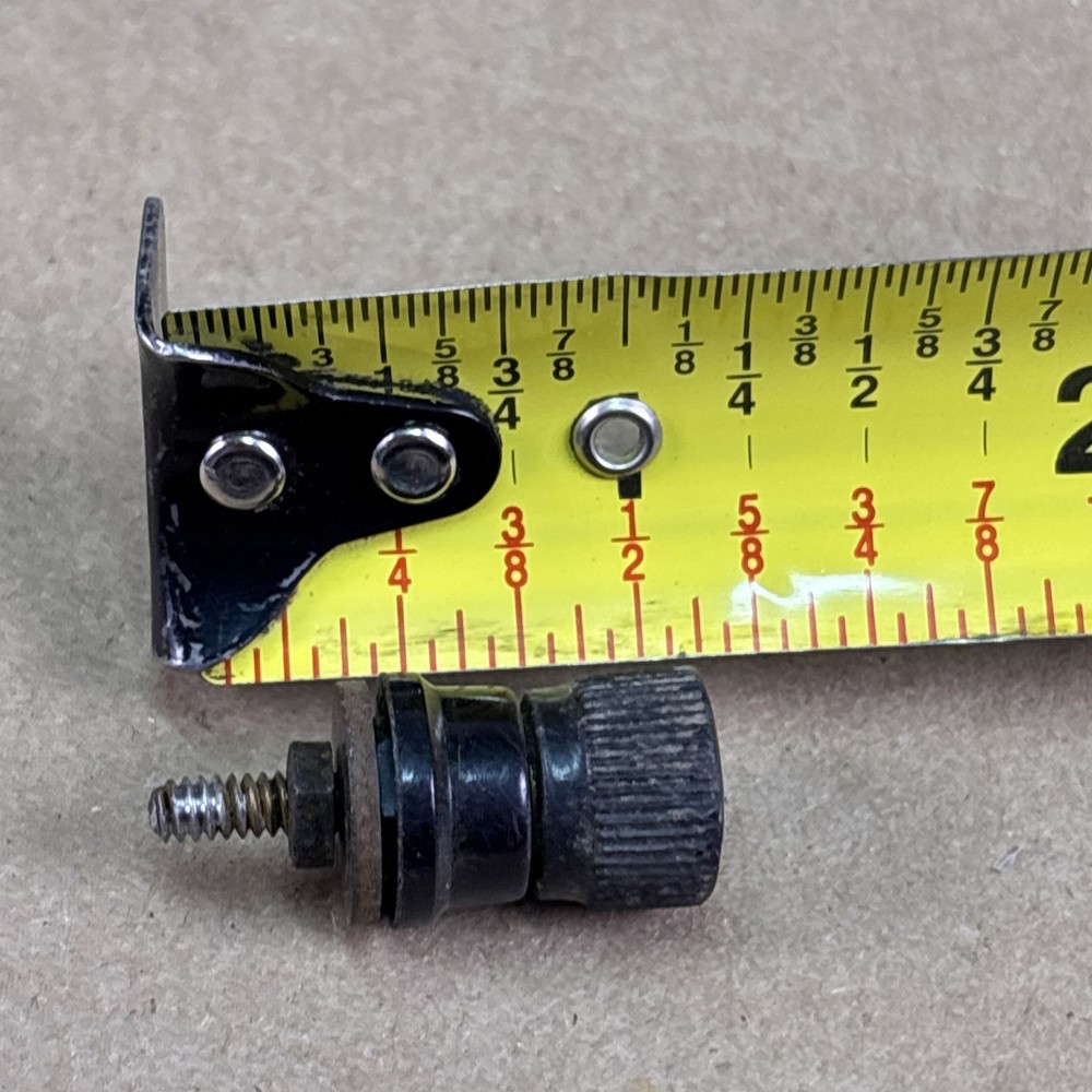 (2) EBY Bakelite Binding Post Screws 1920's Radios. 1 1/4 Inch In Length
