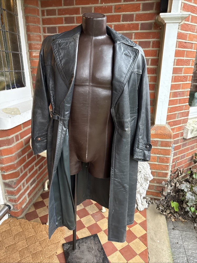 German Leather Greatcoat