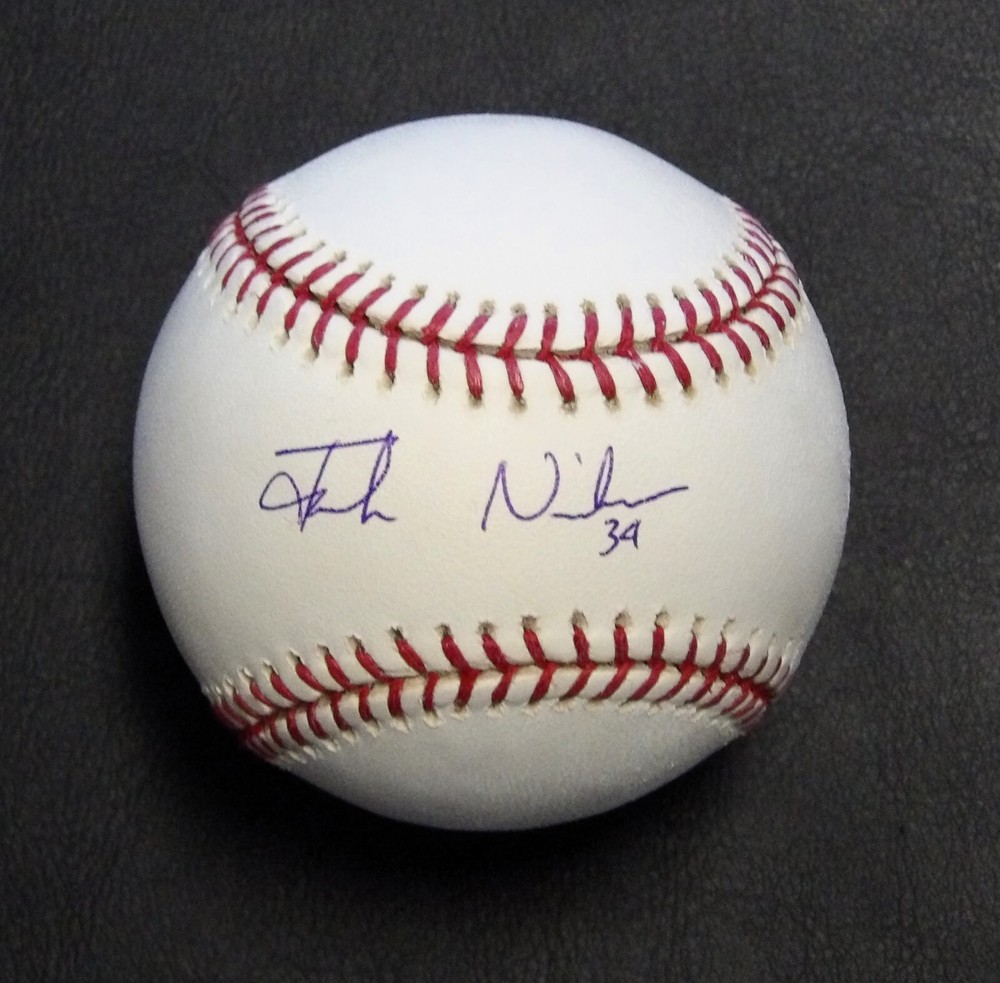 Jonah Nickerson Signed Official Major League Baseball JSA Authenticated