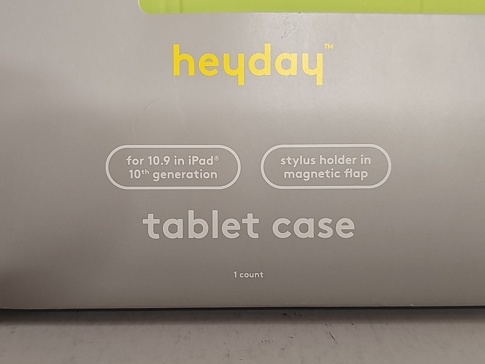 ipad 10th Generation 10.9 Case Heyday Tablet Case Open Box Lime Green