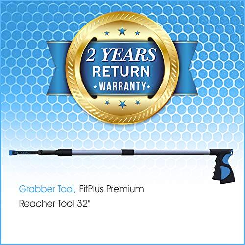 Foldable Trash Pick Up Stick Reaching Tool Extra Long Grabbers, 32"