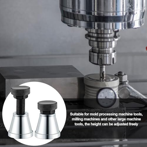 2pcs Adjustable Screw Jack 5 Ton for Milling Drilling Leveling Die Processing