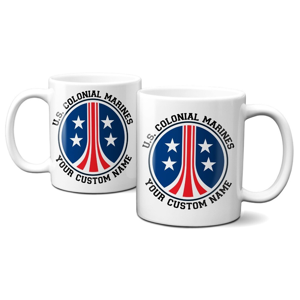 USCM Colonial Marines Custom Name Mug
