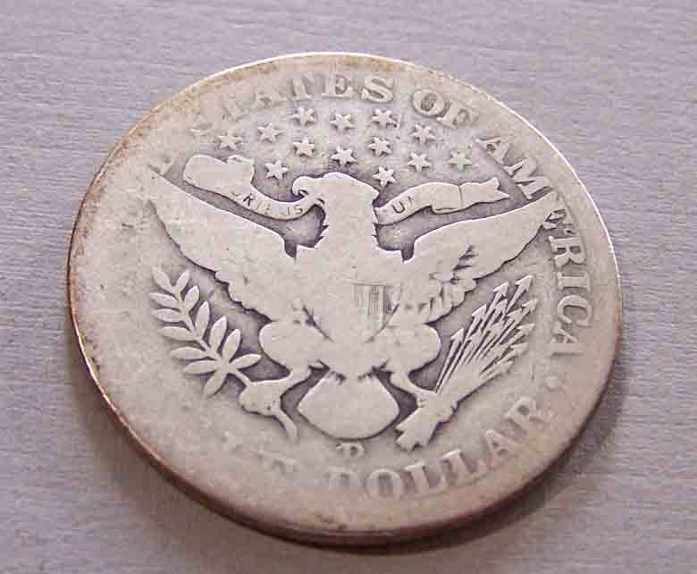 1912-D Barber Half Dollar #6