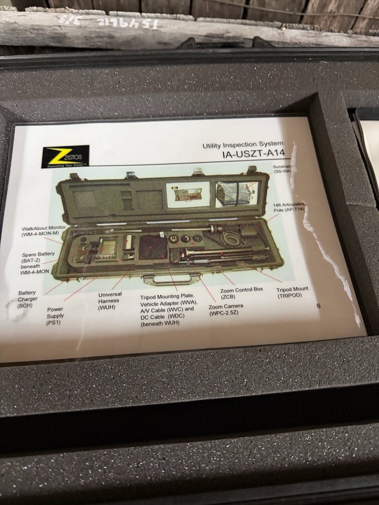 Zistos Underground Utility Inspection System Camera