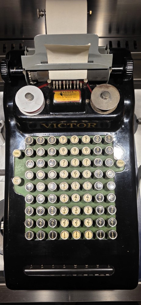 Victor Series 2 200/210 Adding Machine. Solid!