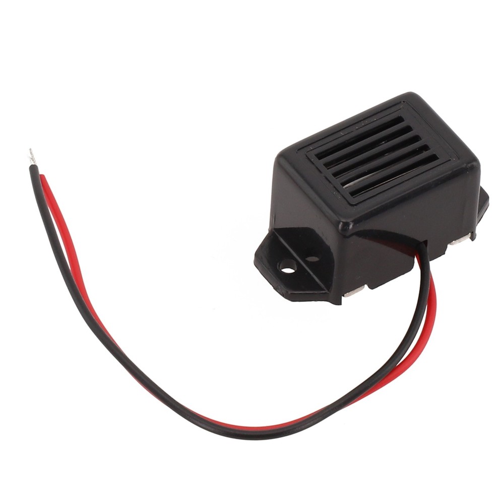 1*-Black Car Light Off Warner Control Buzzer Beeper 12 V Adapter Cable 75dB