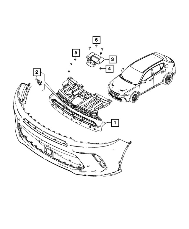 Genuine Mopar U Type Clip 6510582AA