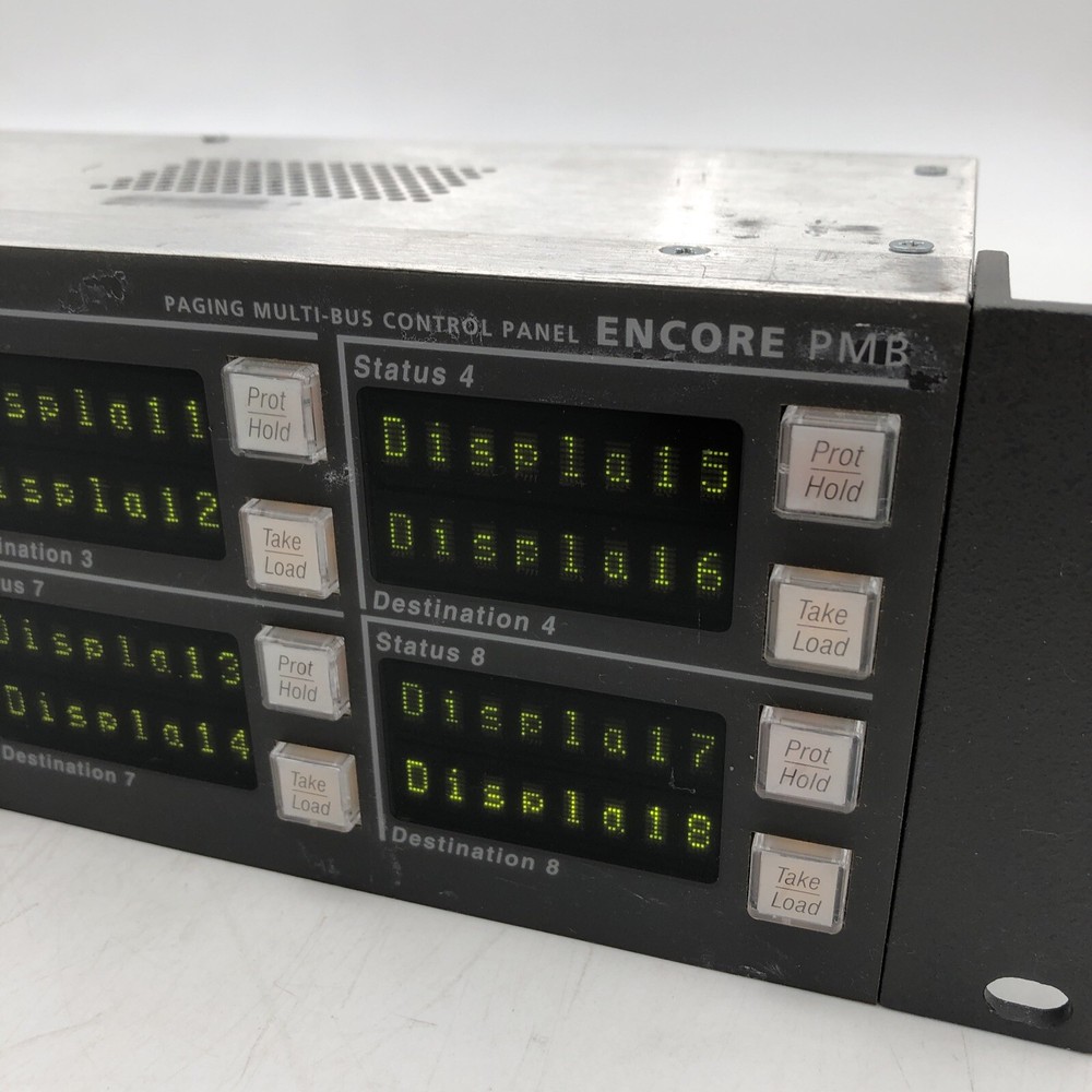 USED Grass Valley Encore/Prelude PMB Control Panel POWER TESTED READ C