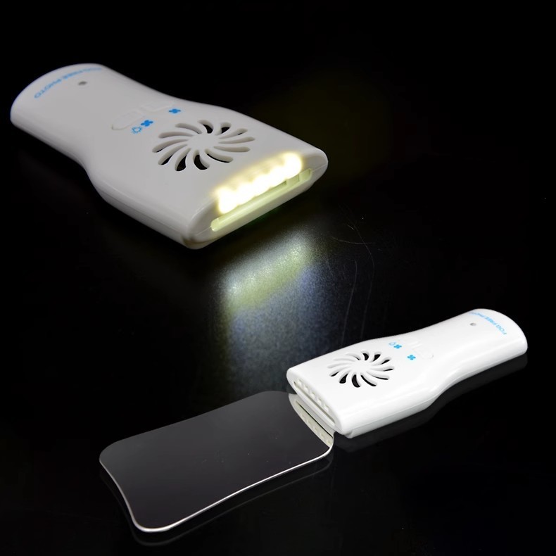 Dental Anti-Fog Mirrors Set Fog Free Intraoral Photography Mirror with LED Light