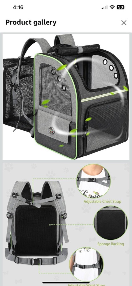 Cat Carrier Backpack Large Cat Backpack Carrier Soft Expandable Airline Approved