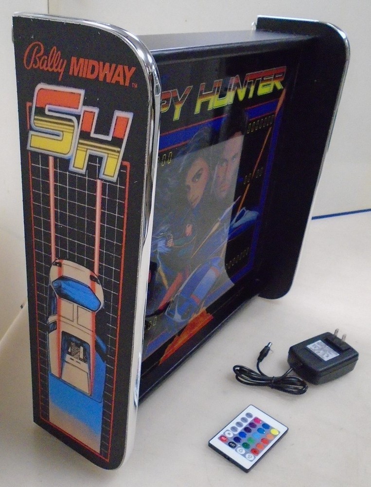 Bally Spy Hunter Pinball Head LED Display light box