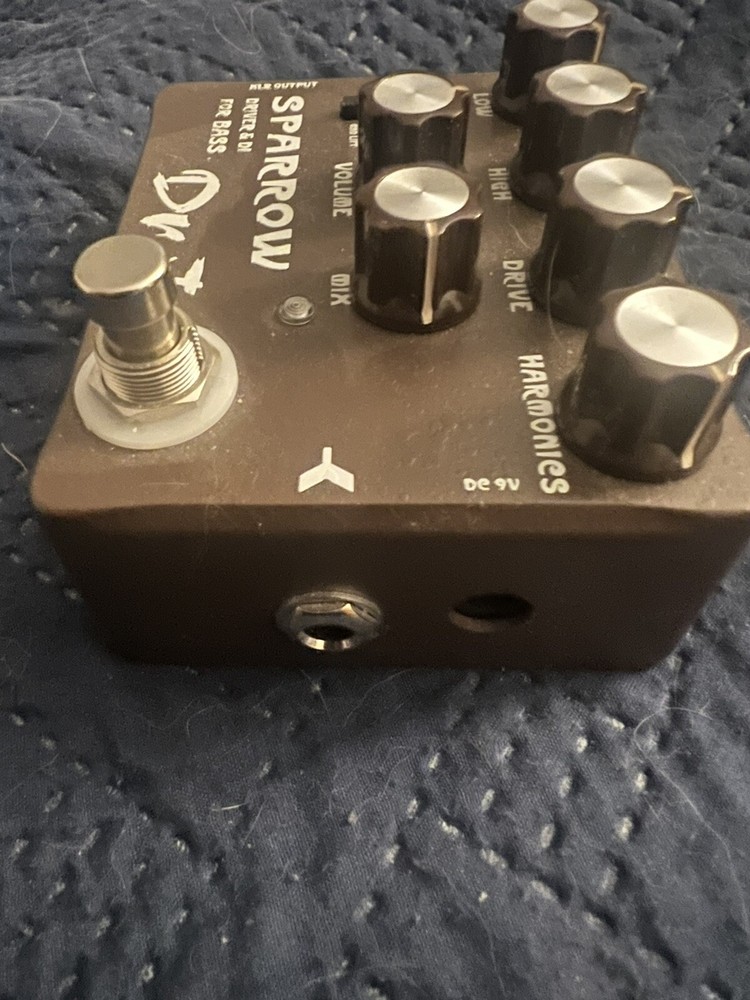 Dr J Sparrow Bass Guitar Drive,Effects Box Untested