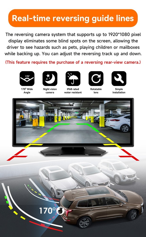11.4'' Android 14 Car Stereo 8-Core 4G+64G CarPlay Android Auto IPS Touch Screen