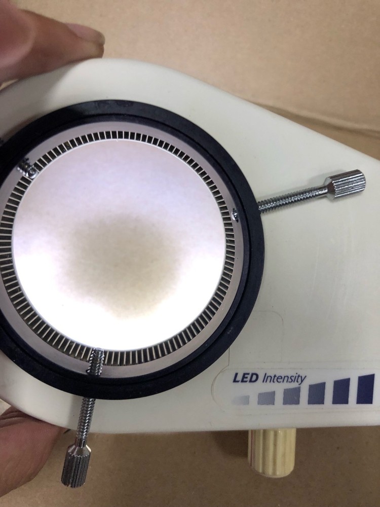 Micro-Lite LV2000 LED Microscope Ring Illuminator, ID: 2.35" (TESTED)