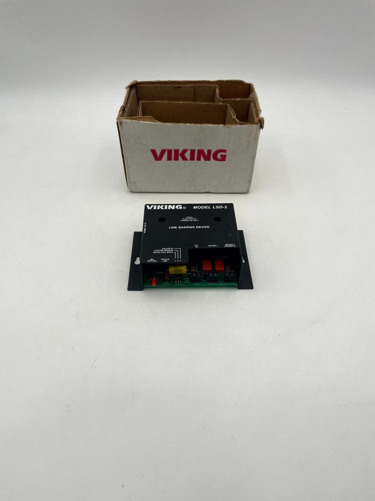 Viking LSD-2 Intelligent Line Sharing Device Black with Inbound Call Switching