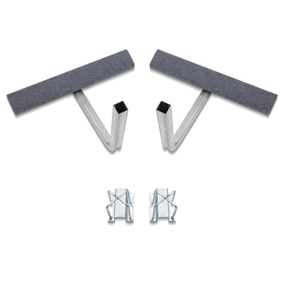 Boat Trailer 2' Side Guide On Bunk Board Carpeted Kit with Hardwares