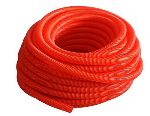 Absolute USA SLT14RD 1/4-Inch x 100-Feet Red Split Loom Split Wire Loom Polyethy